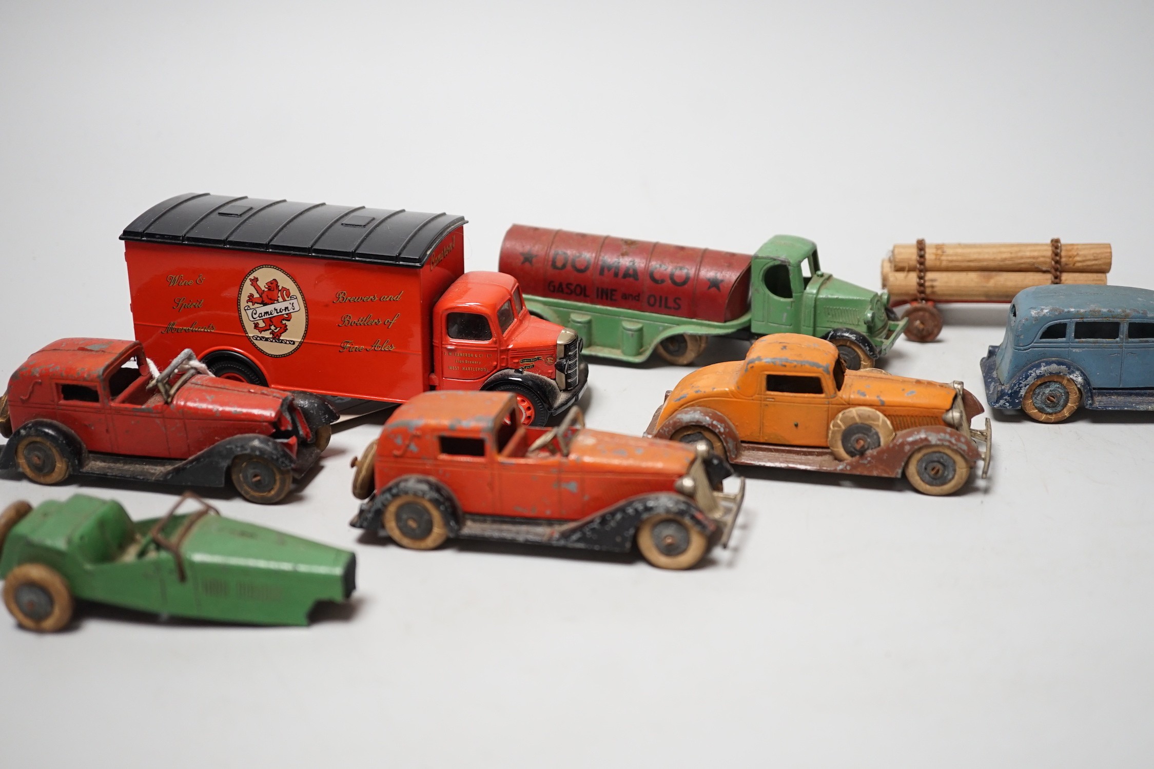 Five pre-war Tootsie toys and others